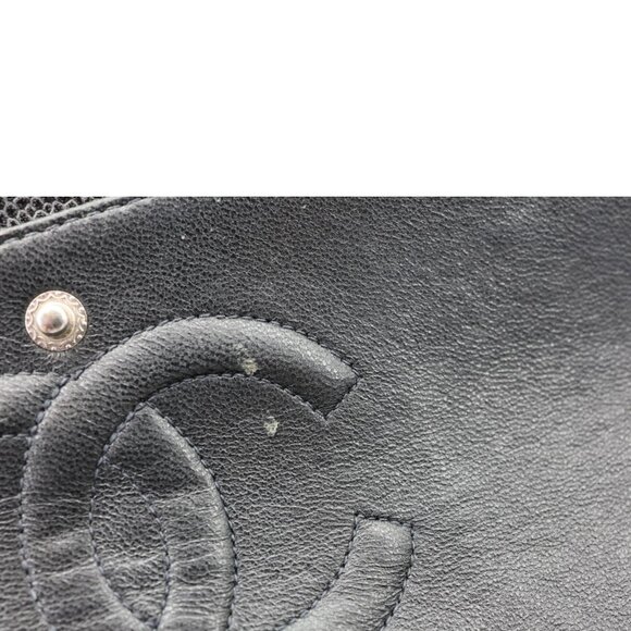 Chanel Small Classic Flap Quilted Caviar Leather Shoulder Bag Black - Picture 12 of 15